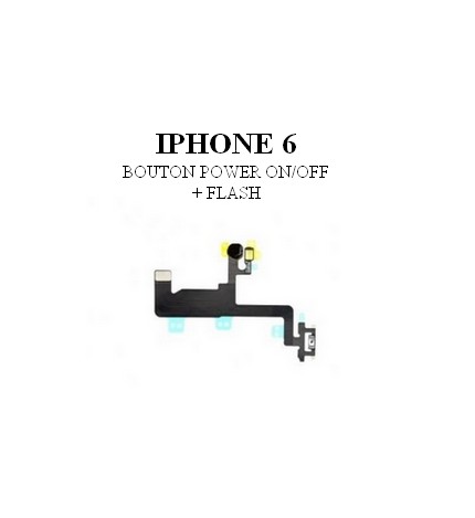Reparation Bouton Power On/Off + Flash Iphone 6