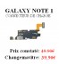 Reparation vitre Connectique Dock (prise charge) Galaxy note 1