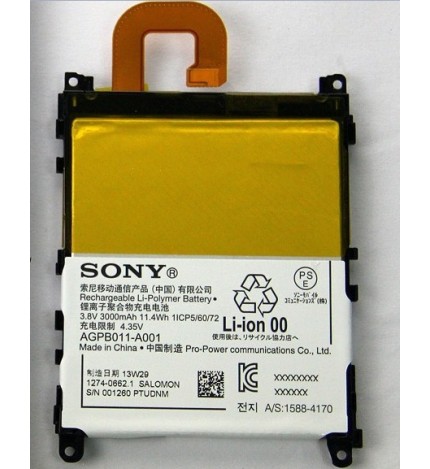Remplacement Batterie Sony Xperia Z1