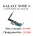 Reparation vitre Connectique Dock (prise charge) Galaxy note 3 