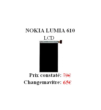 Reparation Ecran LCD Nokia Lumia 610