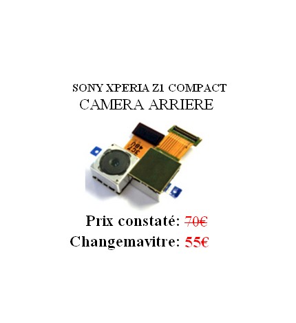 Reparation Camera Arrière Sony Xperia Z1 Compact