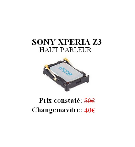 Reparation Haut Parleur Sony Xperia Z3