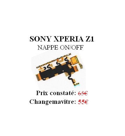 Reparation Bouton On/Off ou Volume Sony Xperia Z1