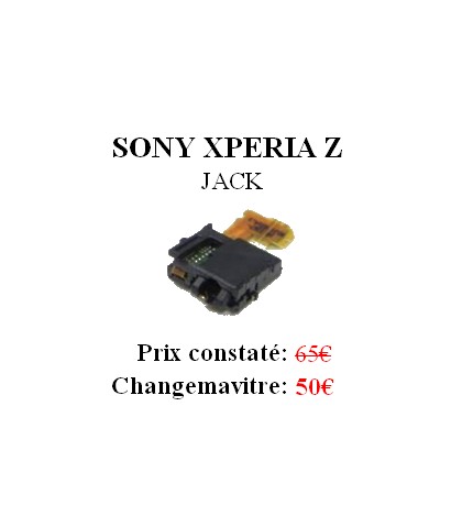 Reparation Prise Jack Sony Xperia Z