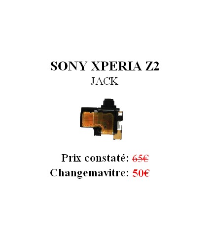 Reparation Prise Jack Sony Xperia Z2