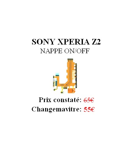 Reparation Bouton On/Off ou Volume Sony Xperia Z2