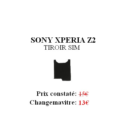 Reparation Remplacement Tiroir Sim Sony Xperia Z2