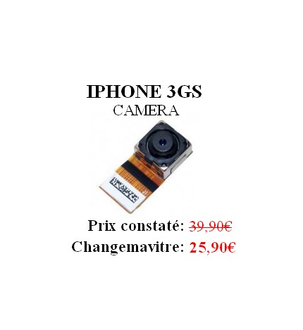 Reparation Camera Iphone 3GS 