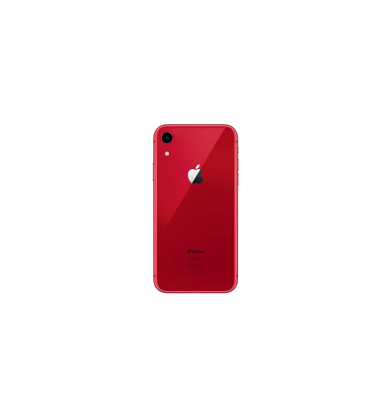 VITRE ARRIERE SUR CHASSIS iPhone XR (PRODUCT) RED ROUGE VITRE AR